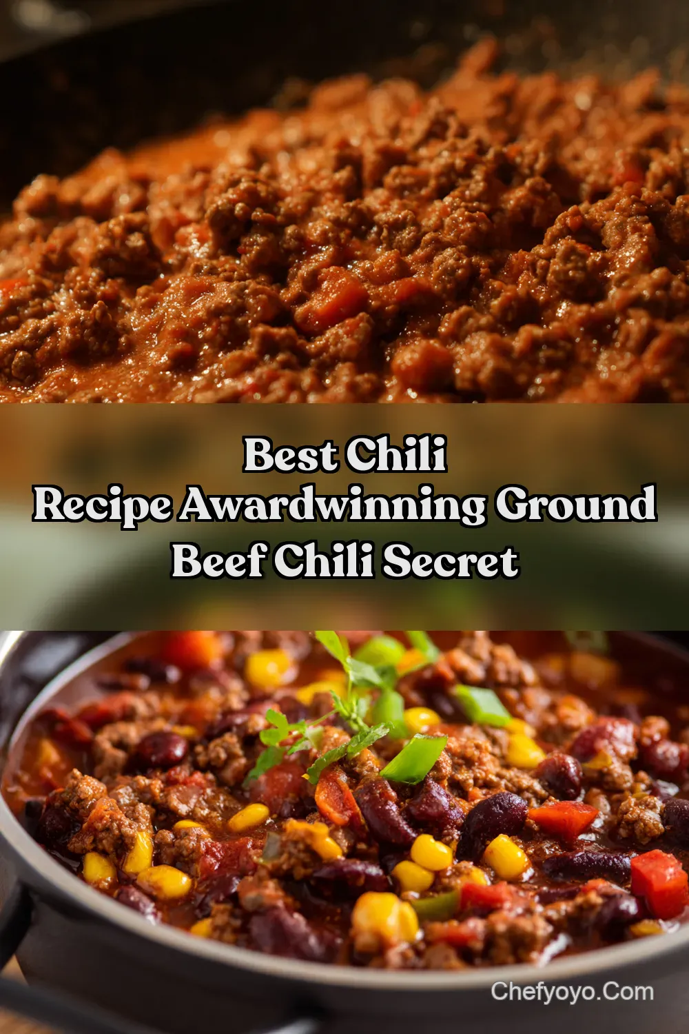 AwardWinning Ground Beef Chili My Weeknight Secret -…