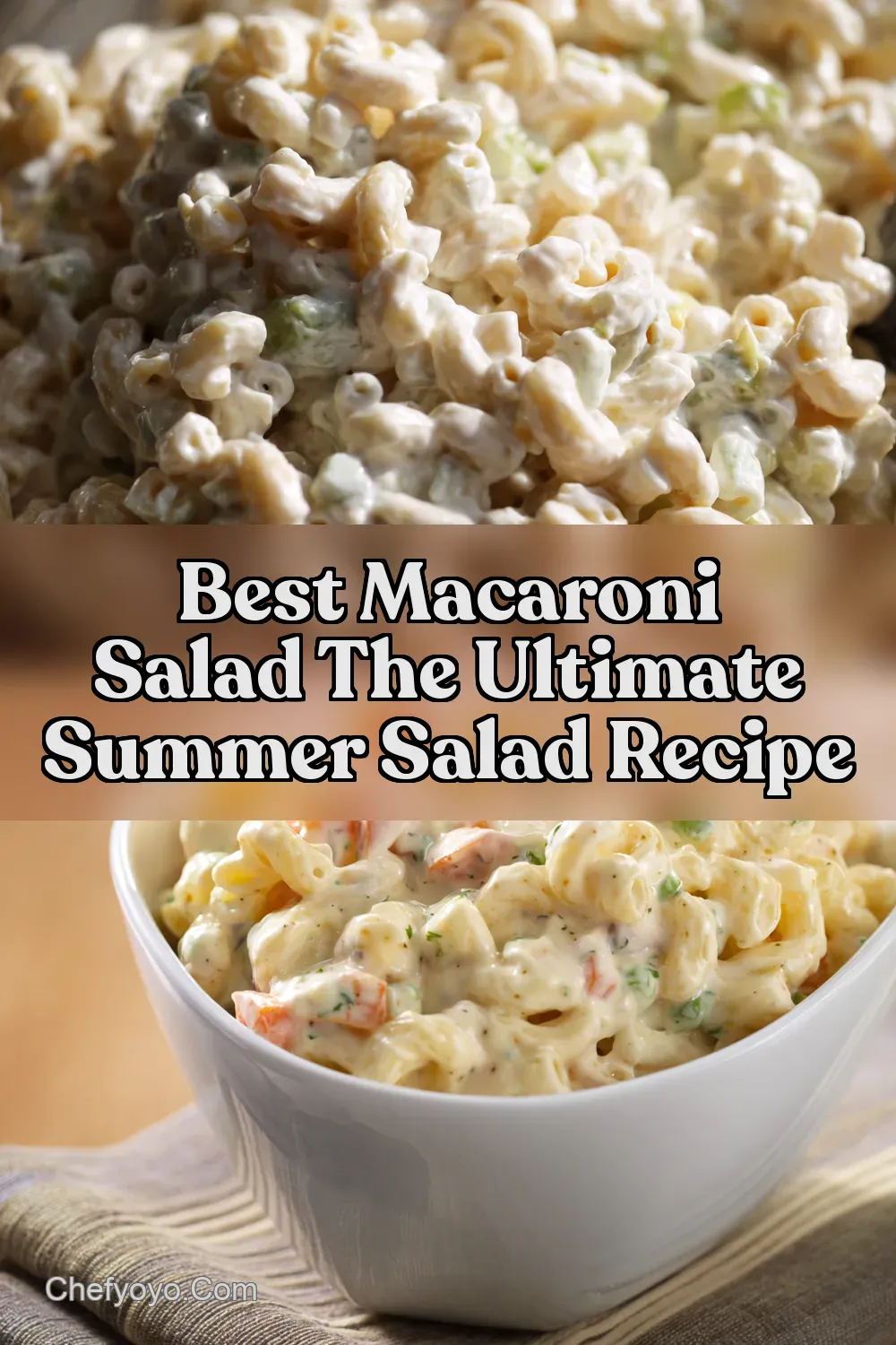 Easy Creamy Macaroni Salad How to Make the Macaroni -…