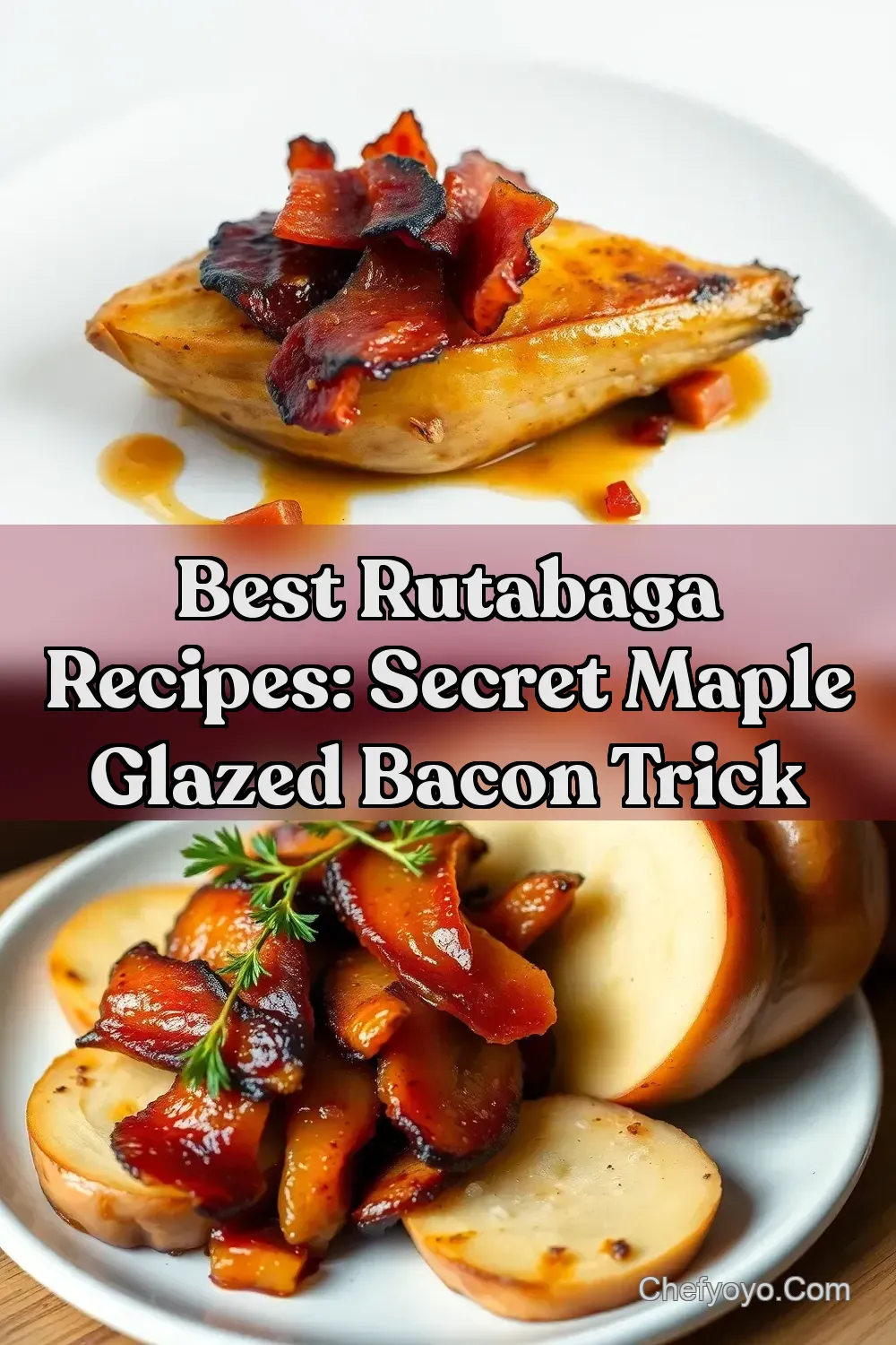 Maple-Glazed Bacon & Rutabaga: A Roasted Delight! - ChefYoyo