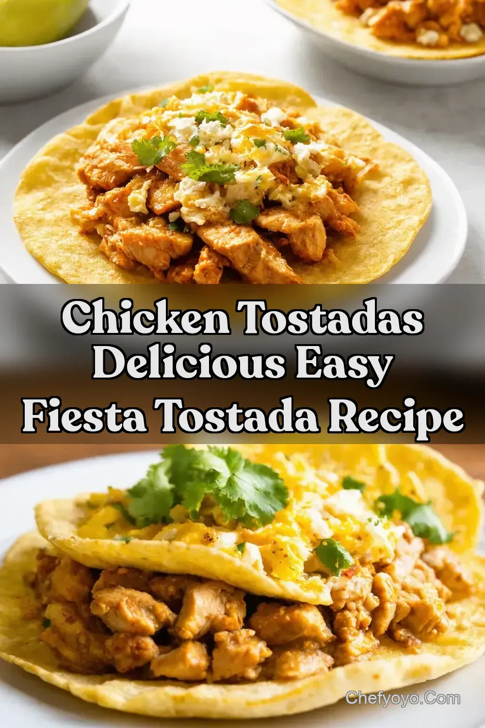 Fiesta Chicken tostada recipe Quick Easy Delicious -…