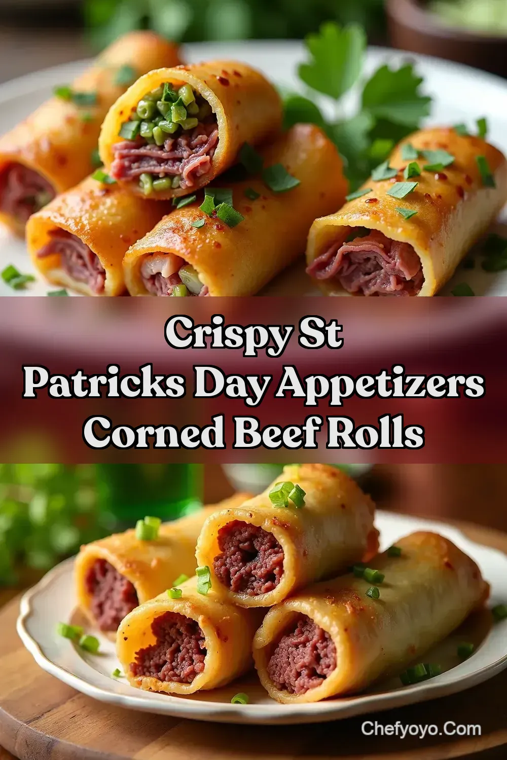 St Patricks Day Food AND Corned Beef Spring Rolls - ChefYoyo