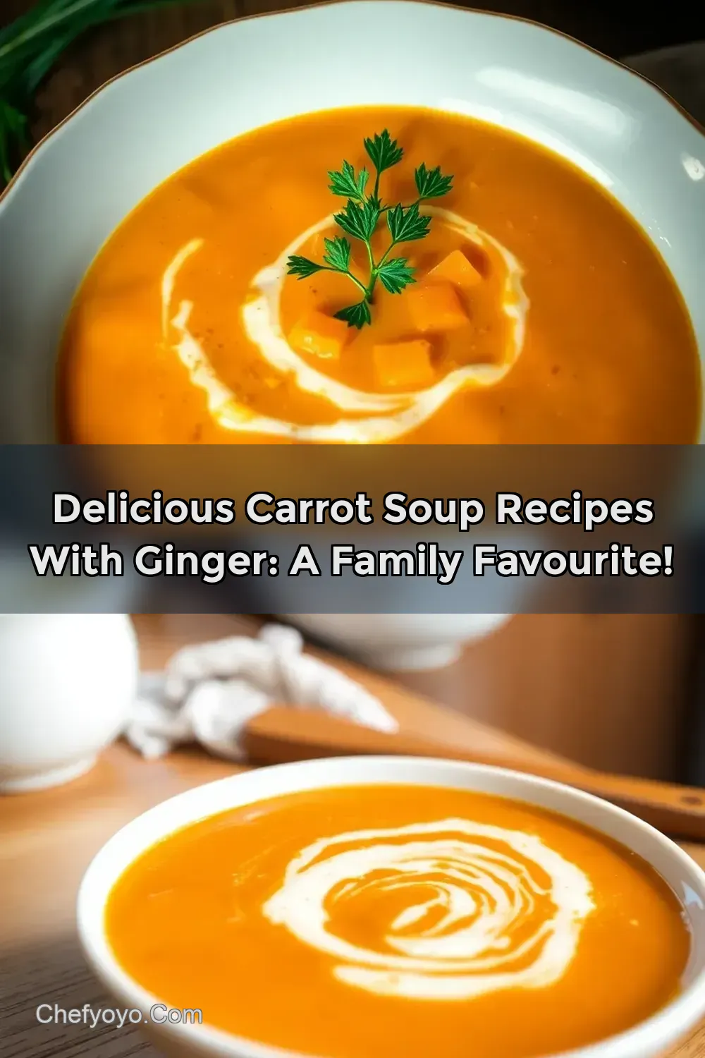 Delicious Carrot Soup Recipes with Ginger: A Family Favourite!
