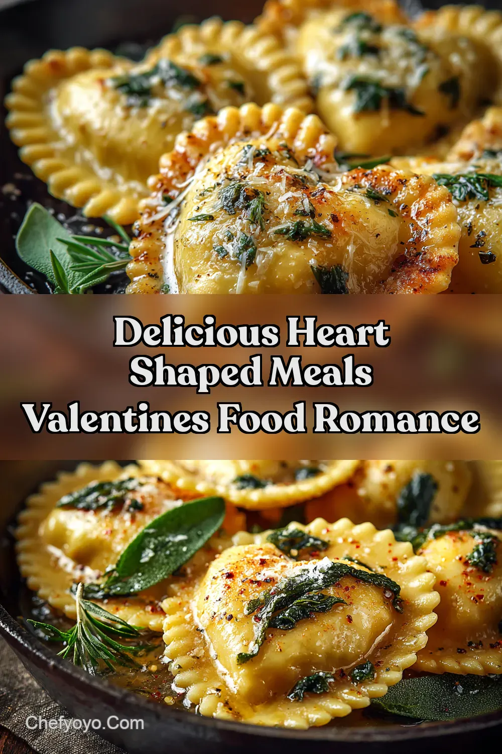 Heart Ravioli Romance Easy Valentines Food Recipe - ChefYoyo