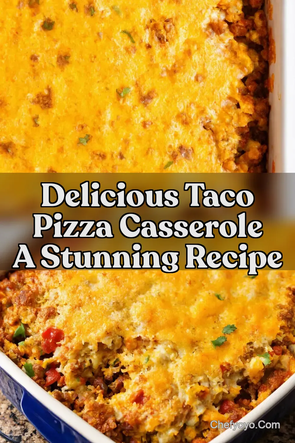 Taco Fiesta Bake Easy Weeknight taco bake casserole -…