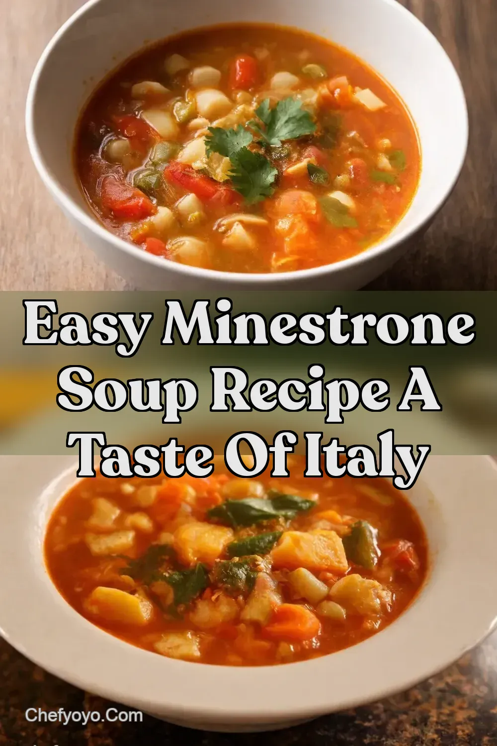 My GoTo Minestrone Soup Recipe Hearty Easy - ChefYoyo