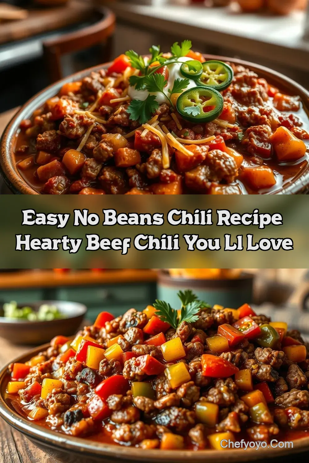 Hearty No Bean Chili Recipe: My Easy, Protein-Packed Classic