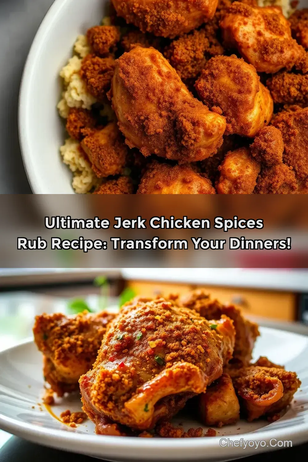 My Easy & Flavorful Jerk Chicken Spices Rub: A Caribbean…