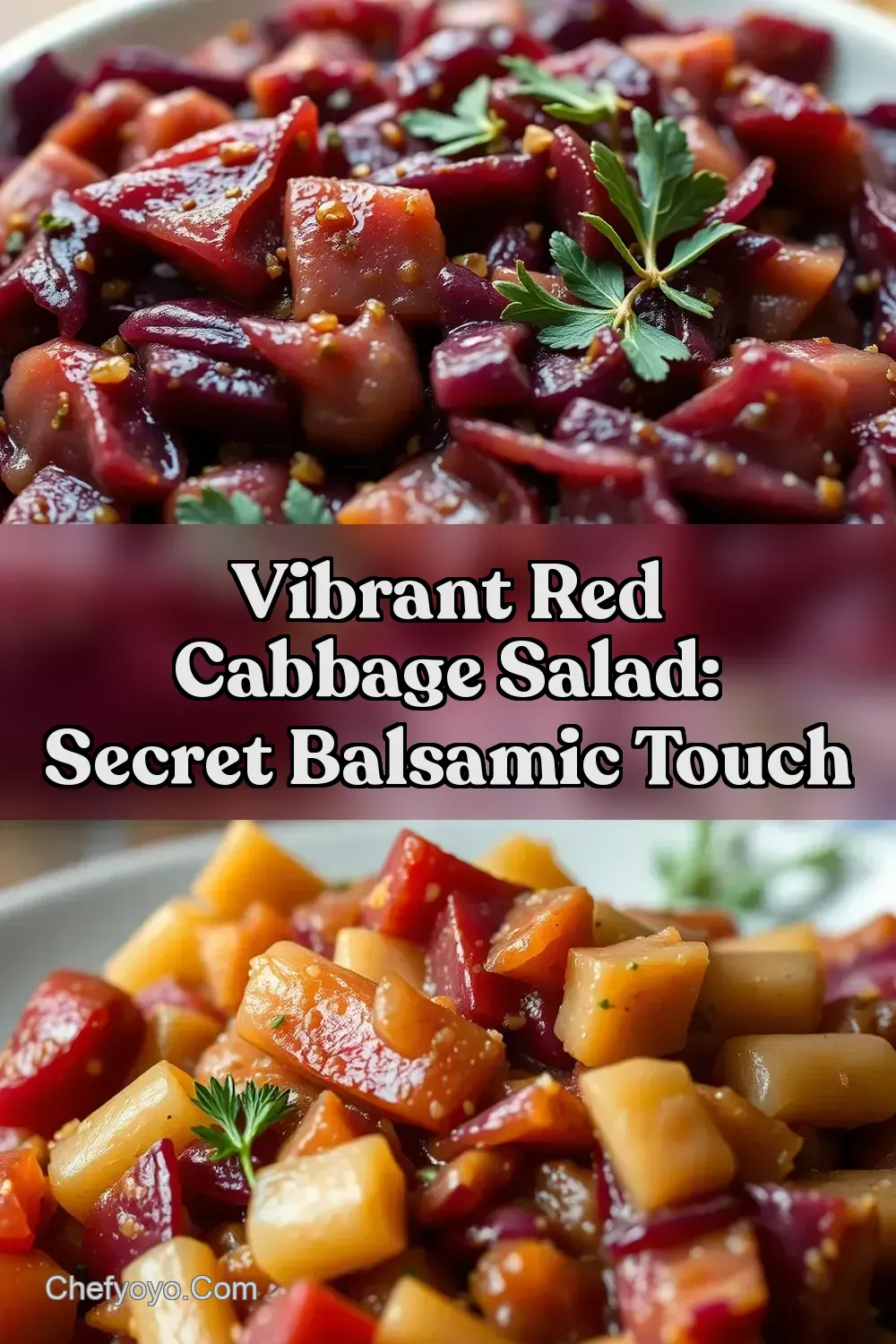 Vibrant Red Cabbage Salad: Secret Balsamic Touch