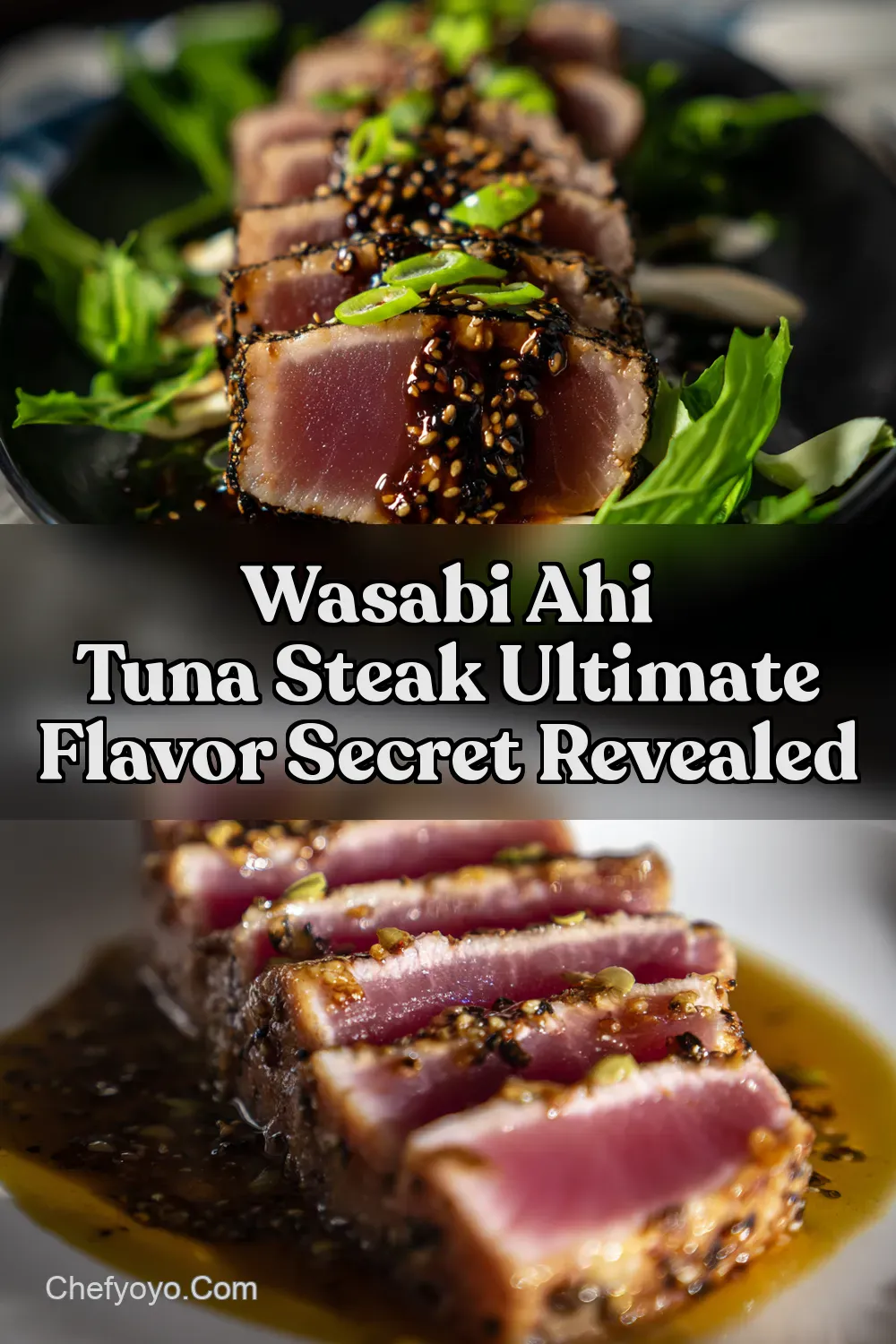 Seared Yellowfin Tuna Recipe WasabiGinger Glaze Perfection