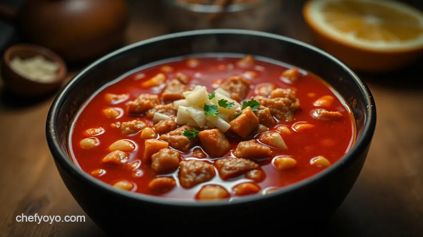 My Family' s Favorite Receta Pozole Rojo: Hearty Red Chili Stew Authentic Pozole Rojo: A Hearty Mexican Delight