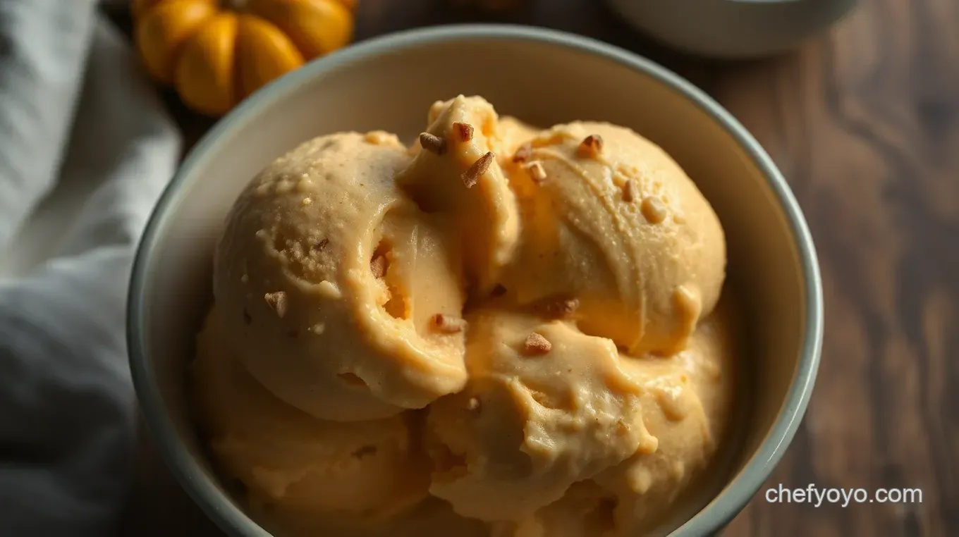 Creamy Pumpkin Spice Ice Cream: A Cozy Autumn Treat Creamy Pumpkin Spice Ice Cream: A Taste of Autumn in Every Scoop!