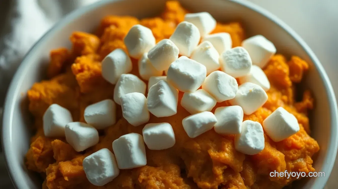 Easy Sweet Potato Casserole Recipe with Marshmallows – A Family Favorite! Easy Sweet Potato Casserole with Marshmallow Topping