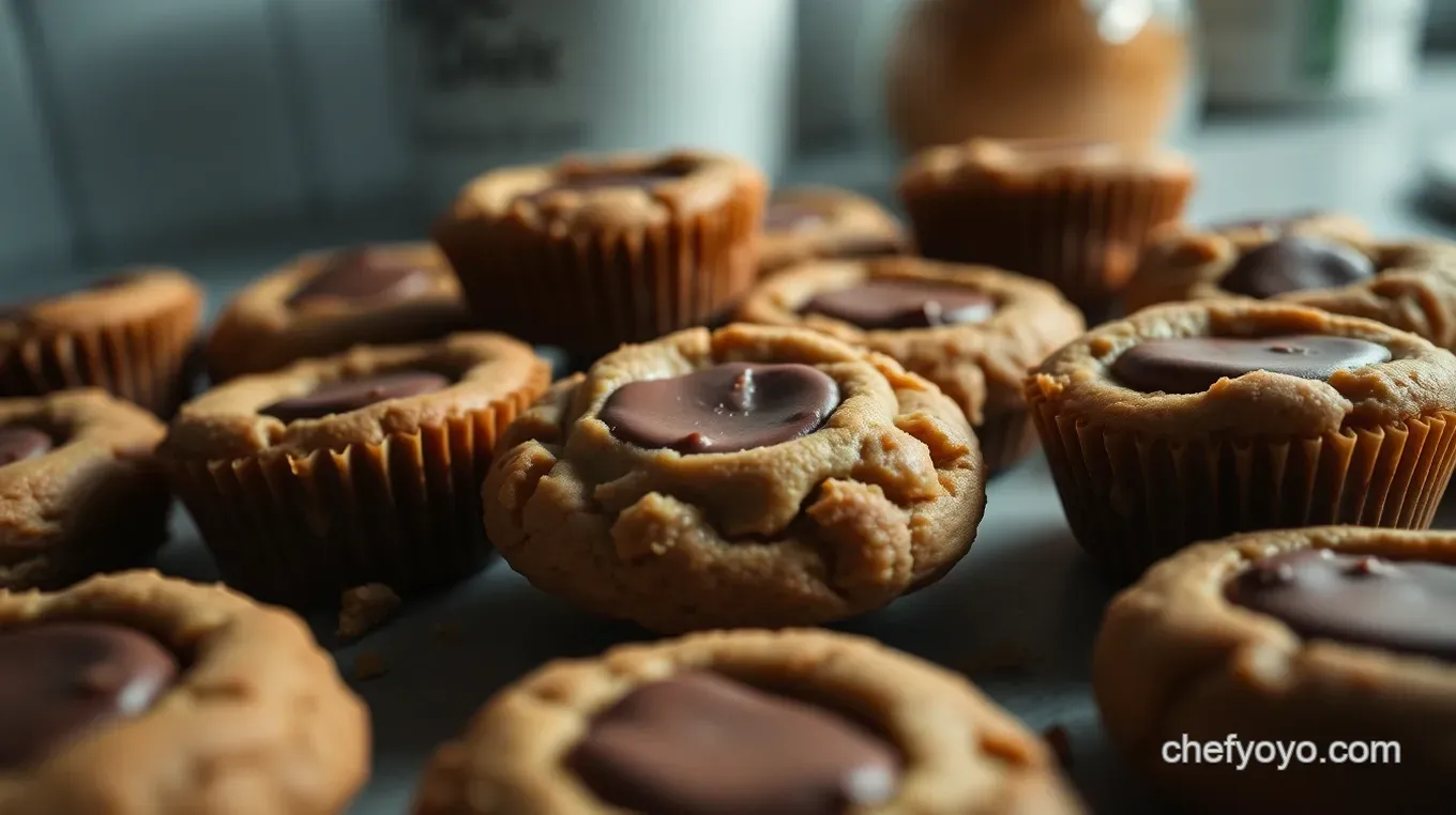 Easy & Delicious pb Cookies with pb Cups: A Family Favorite Recipe Peanut Butter Cookies Stuffed with Peanut Butter Cups