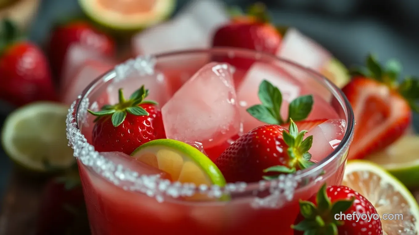 Easy & Refreshing Strawberry Daiquiri Cocktail Mix – A Summer Favorite! Refreshing Strawberry Daiquiri Cocktail Mix Recipe
