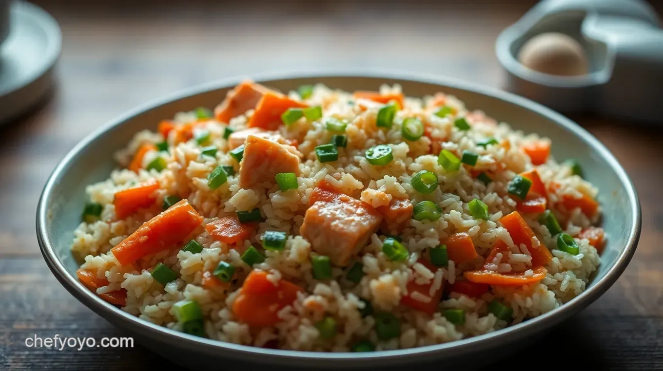 Easy Recipes for Salmon Leftovers: Delightful Salmon Fried Rice Salmon Fried Rice: A Quick and Delicious Way to Use Leftovers