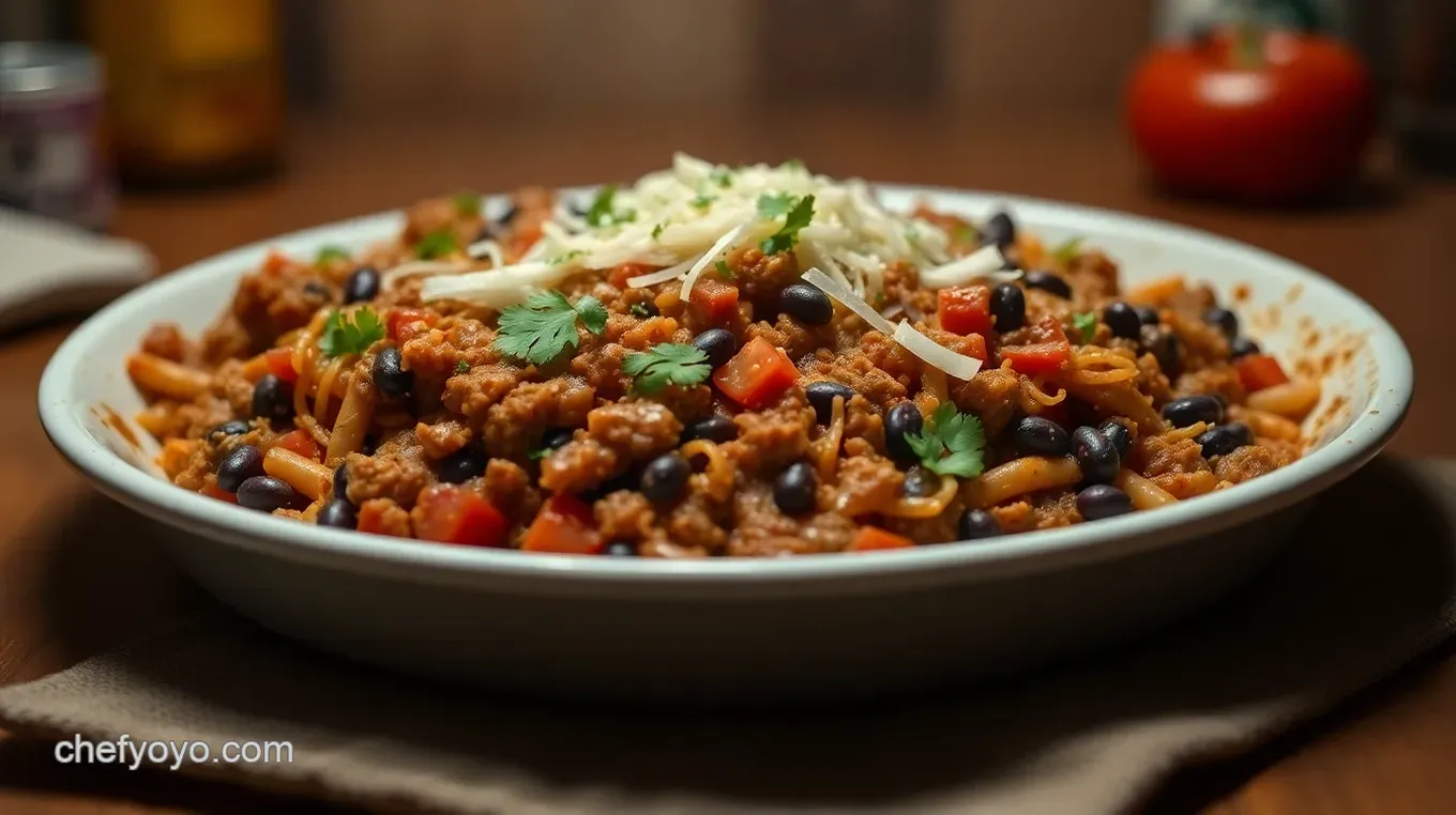 Easy Beef Taco Casserole: My Family' s Favorite Mexican Dish Savory Beef Taco Casserole: A Mexican-Inspired Family Favorite