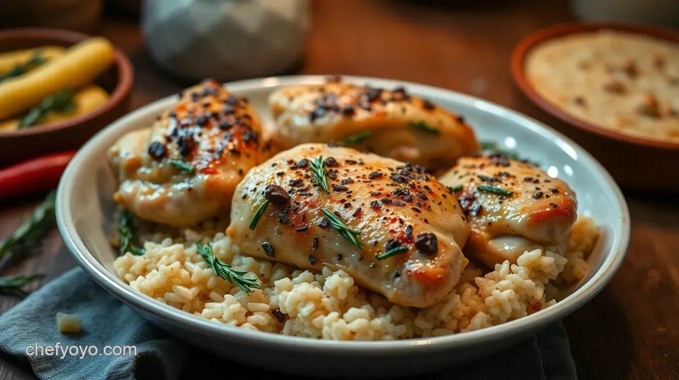 My Family' s Favourite Oven Baked Chicken Recipes: Savoury Herb and Garlic Delight Savoury Herb and Garlic Oven-Baked Chicken