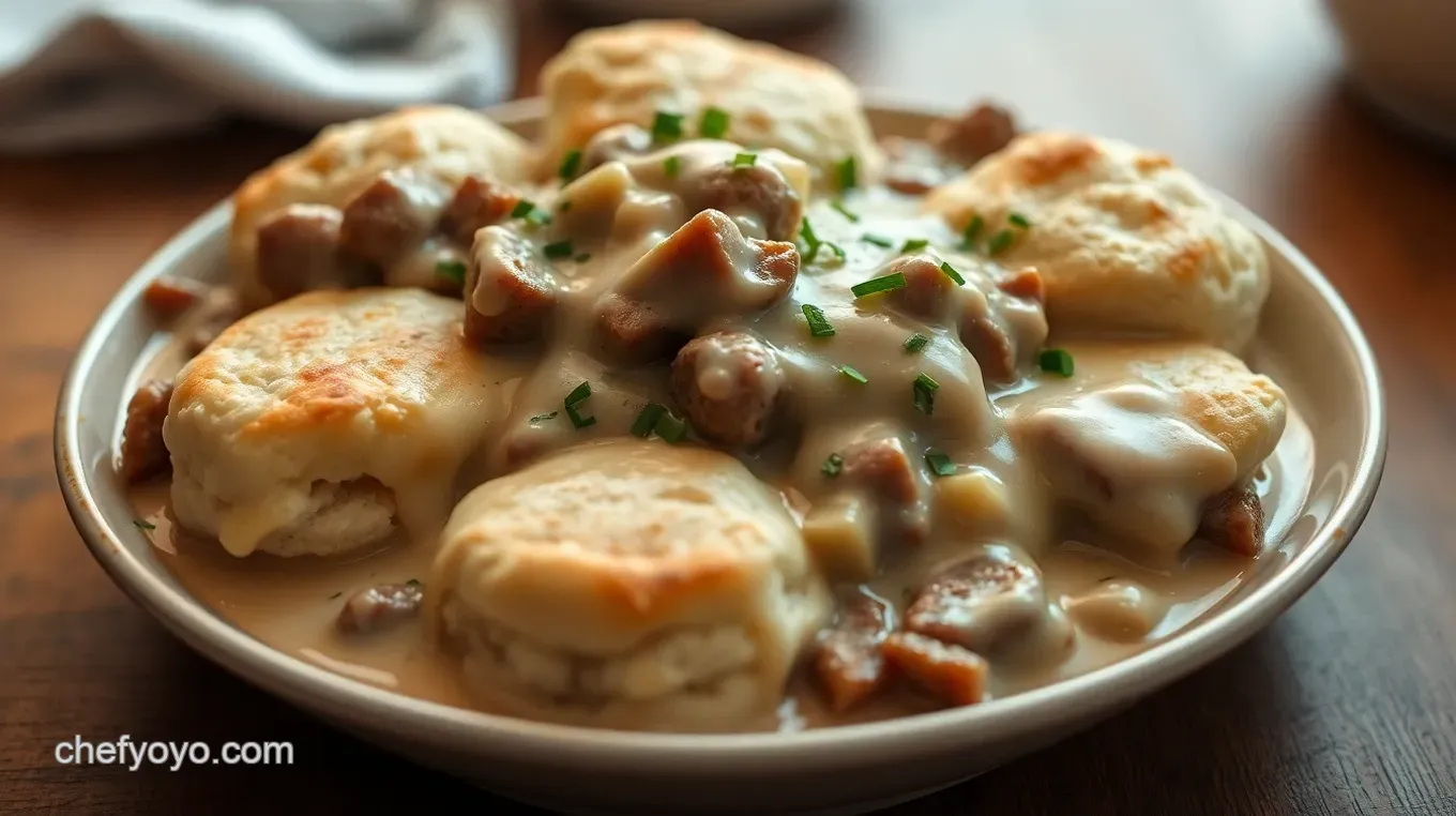 Southern Comfort: Homemade Sausage Biscuits and Gravy