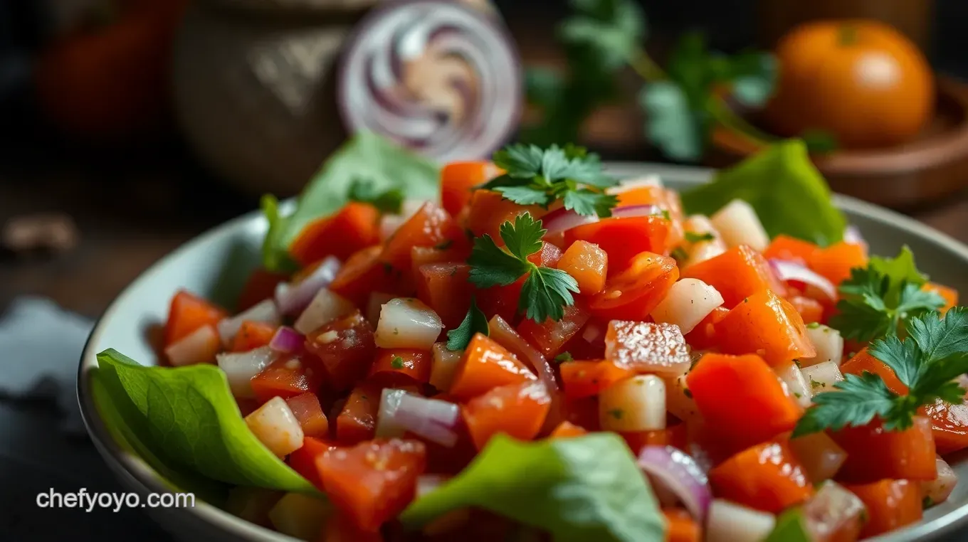 Easy & Refreshing Nopal Salad: A Flavorful Mexican Treat Vibrant Nopal Salad: A Taste of Mexico in Every Bite