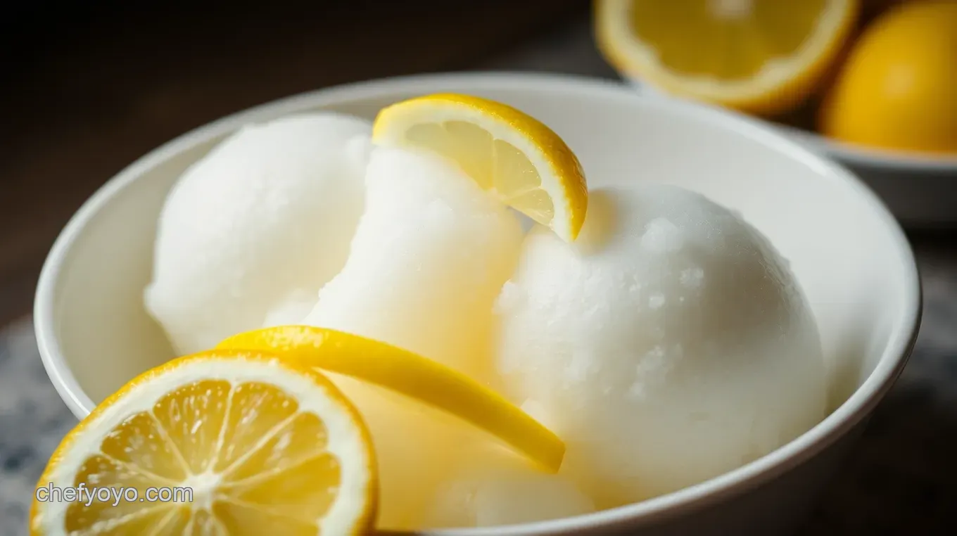 Zesty & Easy Lemon Sorbet Recipe: My Refreshingly Tangy Summer Treat Zesty Classic Lemon Sorbet: Refreshingly Tangy and Easy to Make