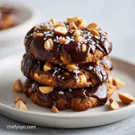 3 Ingredient Peanut Butter Cookie with Sea Salt: 15-Minute Bake