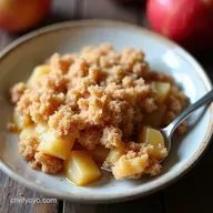 Quick Easy Apple Crumble for One or Two