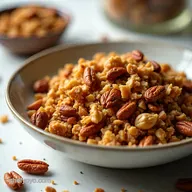 Healthy Air Fryer Granola My Easy Honey Nut Recipe