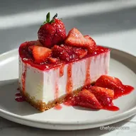 Strawberry Cheesecake Recipe with Silky Finish