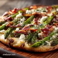 Asparagus Bacon and Goat Cheese Pizza: The Ultimate Spring Gourmet Recipe