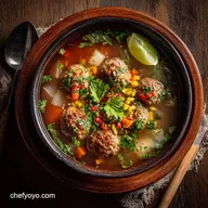 Authentic Albondigas Soup Recipe Mexican Meatball Comfort Food