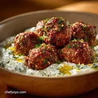 Zesty Keftedes Greek Meatballs with Tzatziki Sauce Recipe