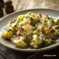 Authentic German Potato Salad Recipe Warm Tangy No Mayo