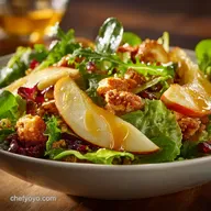 Autumn Apple and Pear Salad: Easy Bonfire Crunch with Maple Vinaigrette