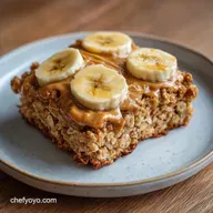 Baked Peanut Butter Banana Oats for 6