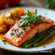 Comida Saludable Delicious Baked Salmon Mediterranean Style