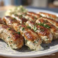 Sausage and Balls: Cream Cheese Finish