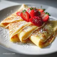 Quick Crepe Recipe in Blender with Vanilla