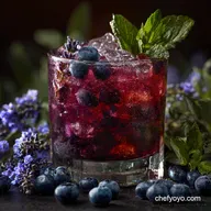 Blueberry Mojitos with Lavender Syrup: Elegant Garden Party Refresher