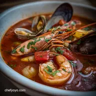 Bouillabaisse Seafood Stew Recipe for 6 Servings