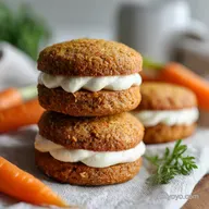 Carrot Cake Cookies with Cream Cheese Filling for 16 Servings