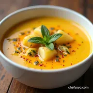The Best Homemade Cheddar Garlic Herb Potato Soup