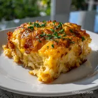 Egg Casserole with Hashbrowns: Ultimate Cheesy Brunch