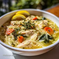 Chicken Orzo Soup in 40 Minutes | Creamy Lemon