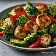 Chicken Roasted Veggie Bowl in 35 Minutes