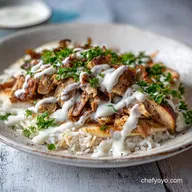 Chicken Shawarma with Creamy Garlic Sauce for 4