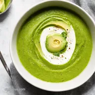 Chilled Summer Soup Cucumber Avocado Bliss