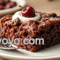 Chocolate Cherry Dream Dump Cake: Easiest Dessert!