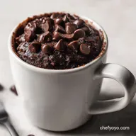 Melting Chocolate Chips in a Mug Lava Cake Magic