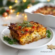 Christmas Breakfast Casserole: Make-Ahead Recipe