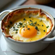 Foolproof Eggs Cocotte Custardy Baked Eggs with Gruy&egrave;re